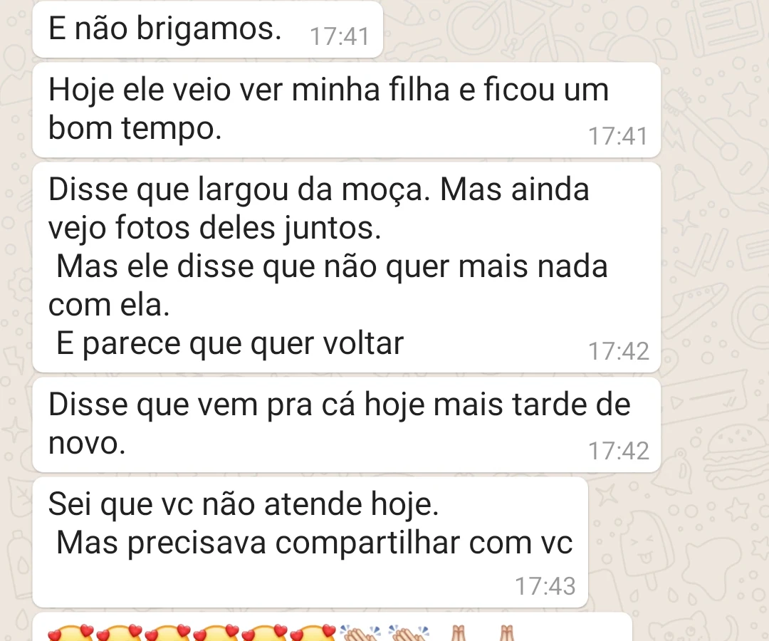 Mensagem de cliente sobre continuidade de contacto confirmado